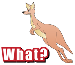 Hustle Kangaroo sticker #10051407