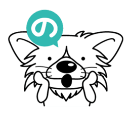 "AIUEO" of the little Rascal "Hime" 2nd sticker #10051492