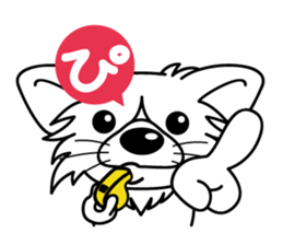 "AIUEO" of the little Rascal "Hime" 2nd sticker #10051504