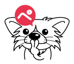 "AIUEO" of the little Rascal "Hime" 2nd sticker #10051506