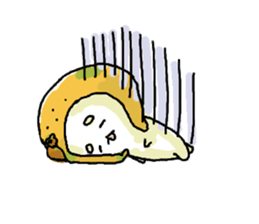 little orange fairy sticker #10051762