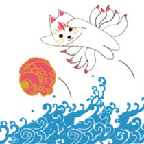 Japanese fantastic fox(English) sticker #10052183