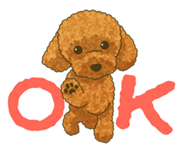 Toto the Toy poodle sticker #10052208