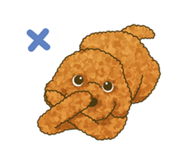 Toto the Toy poodle sticker #10052209