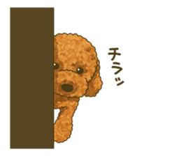 Toto the Toy poodle sticker #10052220