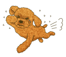 Toto the Toy poodle sticker #10052225