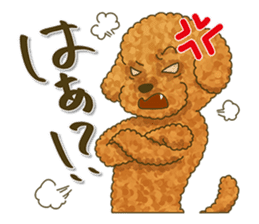 Toto the Toy poodle sticker #10052227