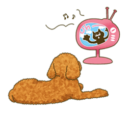 Toto the Toy poodle sticker #10052232