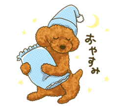 Toto the Toy poodle sticker #10052239