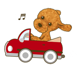Toto the Toy poodle sticker #10052240