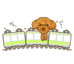 Toto the Toy poodle sticker #10052241