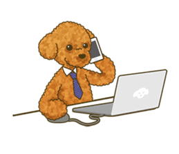 Toto the Toy poodle sticker #10052242