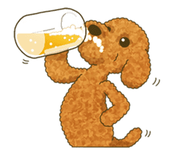 Toto the Toy poodle sticker #10052243