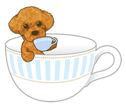 Toto the Toy poodle sticker #10052244