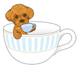 Toto the Toy poodle sticker #10052244
