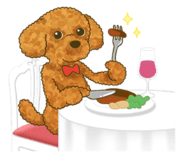 Toto the Toy poodle sticker #10052246