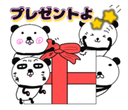 panda+4 love sticker #10053147