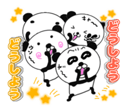 panda+4 love sticker #10053162