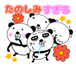 panda+4 love sticker #10053166