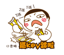 Obesity Mr.K sticker #10053248