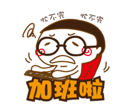 Obesity Mr.K sticker #10053286