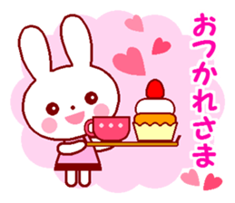 Cute rabbit 1 (Spring) sticker #10053341