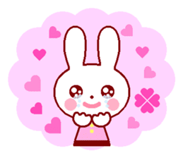 Cute rabbit 1 (Spring) sticker #10053347