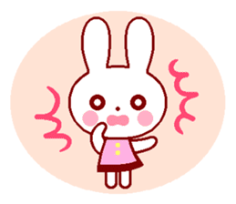 Cute rabbit 1 (Spring) sticker #10053363