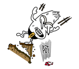 Posted not say  (Funny agents-Three) sticker #10053569