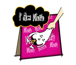 Posted not say  (Funny agents-Three) sticker #10053577