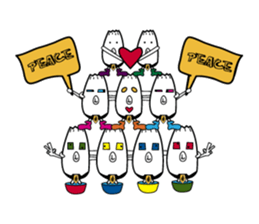 Posted not say  (Funny agents-Three) sticker #10053584