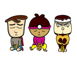 Posted not say  (Funny agents-Three) sticker #10053587