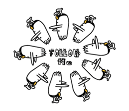 Posted not say  (Funny agents-Three) sticker #10053595