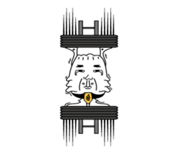 Posted not say  (Funny agents-Three) sticker #10053602