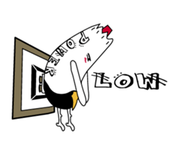 Posted not say  (Funny agents-Three) sticker #10053603