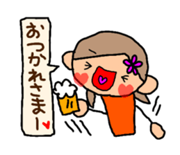 Orange chan. 4 sticker #10053738