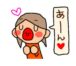 Orange chan. 4 sticker #10053759