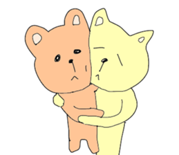 Cat & Bear sticker #10053774