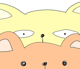 Cat & Bear sticker #10053791