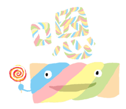 Marshmallow sweet & fun sticker #10053986