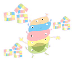 Marshmallow sweet & fun sticker #10053989