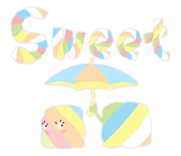 Marshmallow sweet & fun sticker #10053991