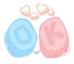 Marshmallow sweet & fun sticker #10053993