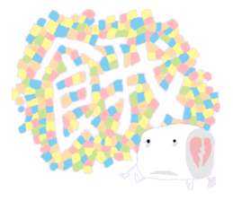 Marshmallow sweet & fun sticker #10054006