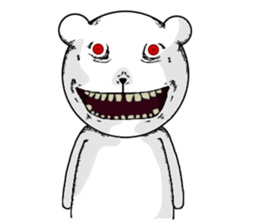 Scary bear. sticker #10054127