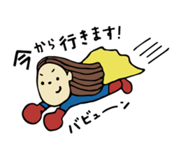 Sticker of travel girl sticker #10054900