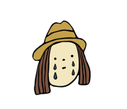 Sticker of travel girl sticker #10054911