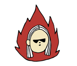 Sticker of travel girl sticker #10054912