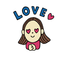 Sticker of travel girl sticker #10054915