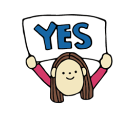 Sticker of travel girl sticker #10054918